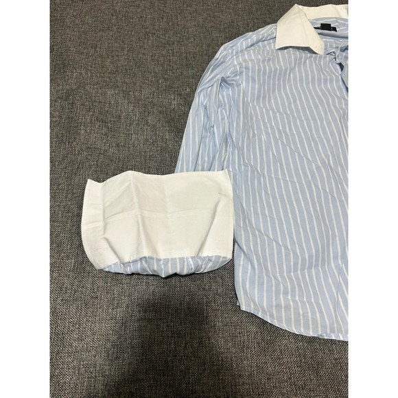 Prague Striped Men's Size 18 34-35 Long Sleeve Shirt - Picture 6 of 7